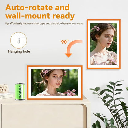 Battery Power Digital Photo Frame Electronic LED Screen Customizable - Image 8