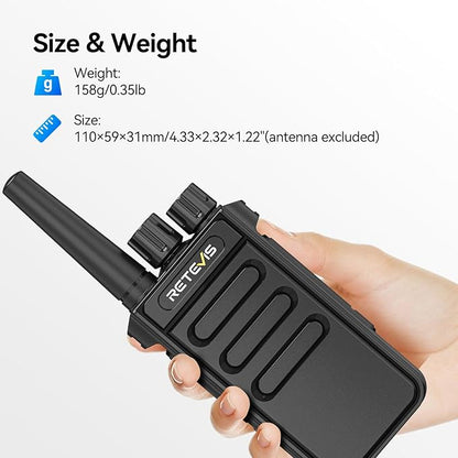 Retevis MateTalk P4 Digital Walkie Talkies - Image 8