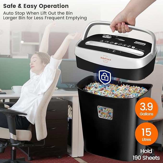 Paper Shredder for Home Office Heavy Duty - Image 5