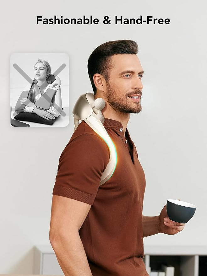 SKG Neck Massager for Pain Relief Deep Tissue Shiatsu Neck and Shoulder - Image 6