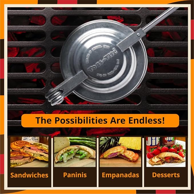 Sandwich Grill 3-Pack | Handheld Sandwich Maker & Panini Press, Portable Cast - Image 5