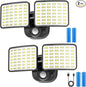 Rechargeable Motion Sensor Light, 2500LM&4000LM Dual Modes Rechargeable Outdoor by YTKIH