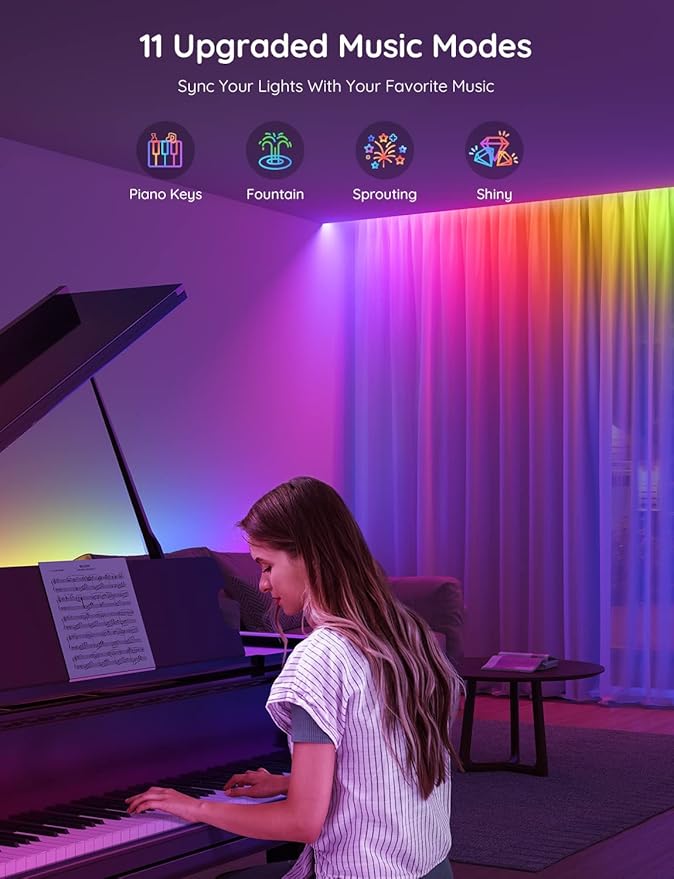 Govee RGBIC LED Strip Lights, 32.8ft Smart LED Lights - Image 5