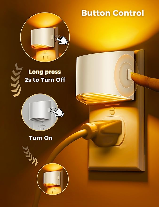 L LOHAS LED Night Light, Night Lights Plug into Wall - Image 4