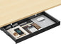 Under Desk Drawer, 20.1 inch Carbon Steel Slide-Out Under Table Storage by ERGOCOLLECT