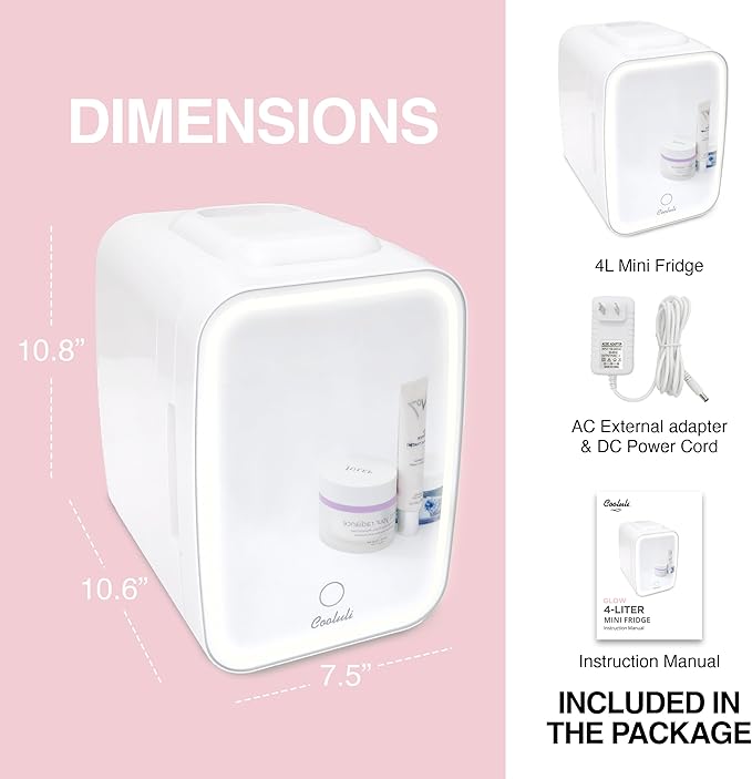 Cooluli Glow 4L Mini Skincare Fridge - Image 6
