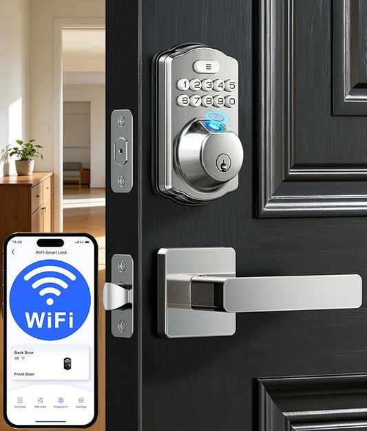 Veise VE012W-L Built-in Wi-Fi Fingerprint Smart Lock by Veise