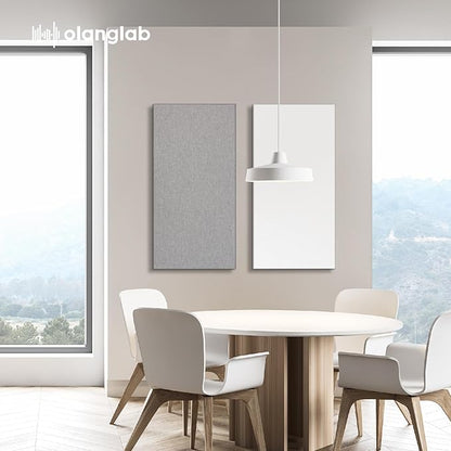 Olanglab Sound Absorbing Acoustic Wall Panels 2 Pack, Large Fabric Wrapped - Image 7