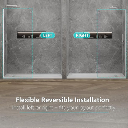 Shower Screen, 3/8" Tempered Glass, Shower Wall Panels, Fix Shower Glass Screen - Image 8