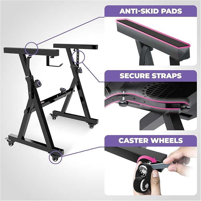 Liquid Stands Piano Keyboard Stand and Bench Set - Image 4