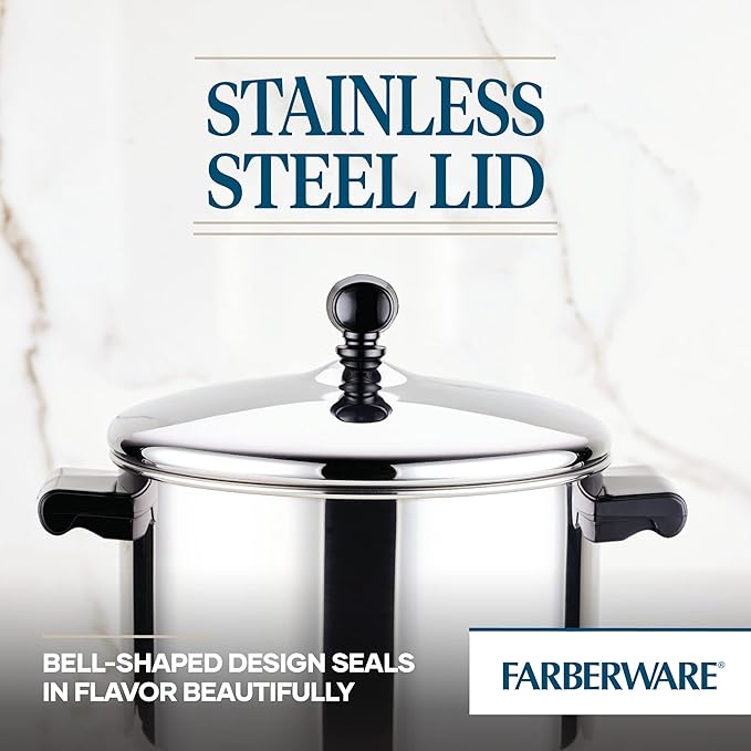 Farberware Classic Stainless Steel 4-Quart Covered Saucepot - Image 6