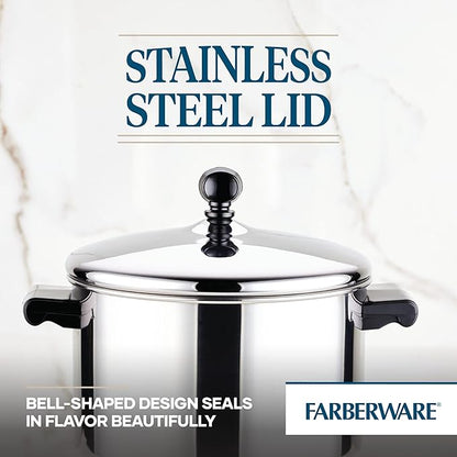 Farberware Classic Stainless Steel 4-Quart Covered Saucepot - Image 6
