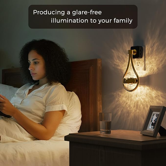 L LOHAS LED Night Lights Plug Into Wall: Star Projector RGB Night Light - Image 5