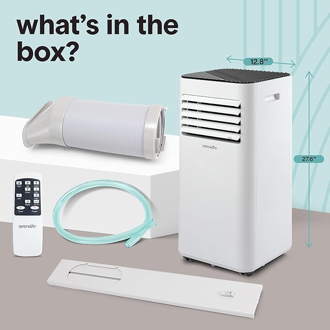 SereneLife Portable Air Conditioner 8, 000 BTU - Image 7