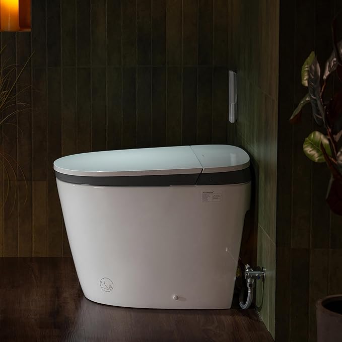 WOODBRIDGE Smart Toilet with Auto Open/Close, 1000g MaP Flush Score, Foam Shield - Image 20