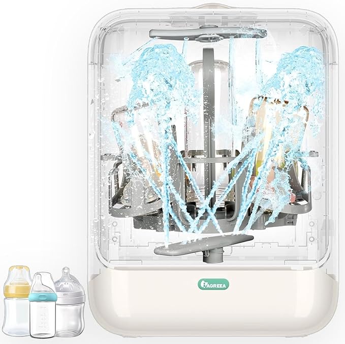 IAGREEA Baby Bottle Washer, Sterilizer and Dryer, All-in-One Pro Cleaning by IAGREEA