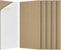 BUBOS 5 Pack Large Acoustic Panels, 47.2" X 23.6" Self-Adhesive Acoustical Wall by BUBOS