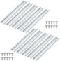 VAMRONE 10 Piece Aluminum DIN Rails, 12 Inches Long, 35mm Wide, 7.5mm High by VAMRONE