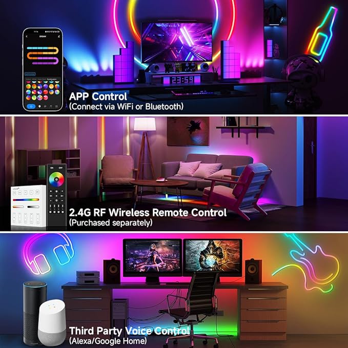 BTF-LIGHTING 2.4G WiFi DR04W SPI RGBW Controller Tuya APP/Smart Life/Google - Image 6