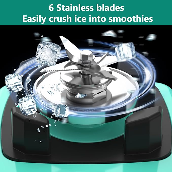 OMMO Blender 1800W, Professional High Speed Countertop Blender - Image 2