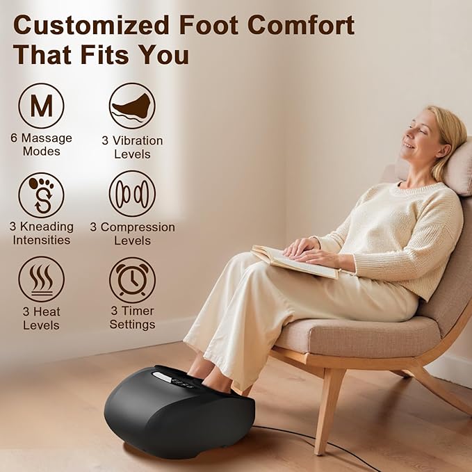 JZBRAIN Shiatsu Foot Massager Machine - Image 2