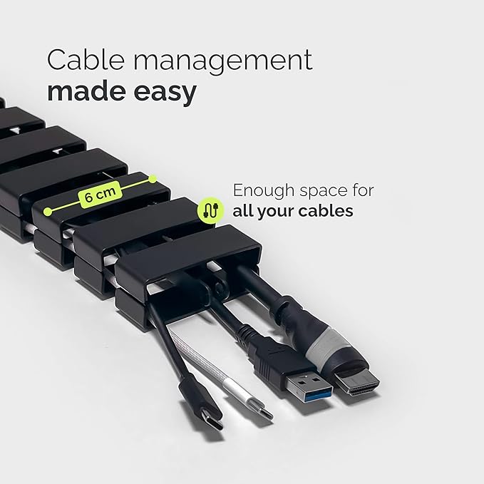 VALU Cable Management Spine – 49 Inch Cable Organizer - Image 3