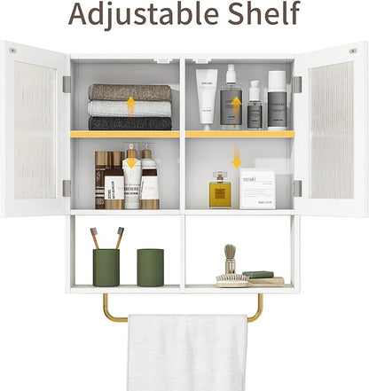 Wall Mounted Bathroom Storage Cabinet Medicine Cabinet - Image 5