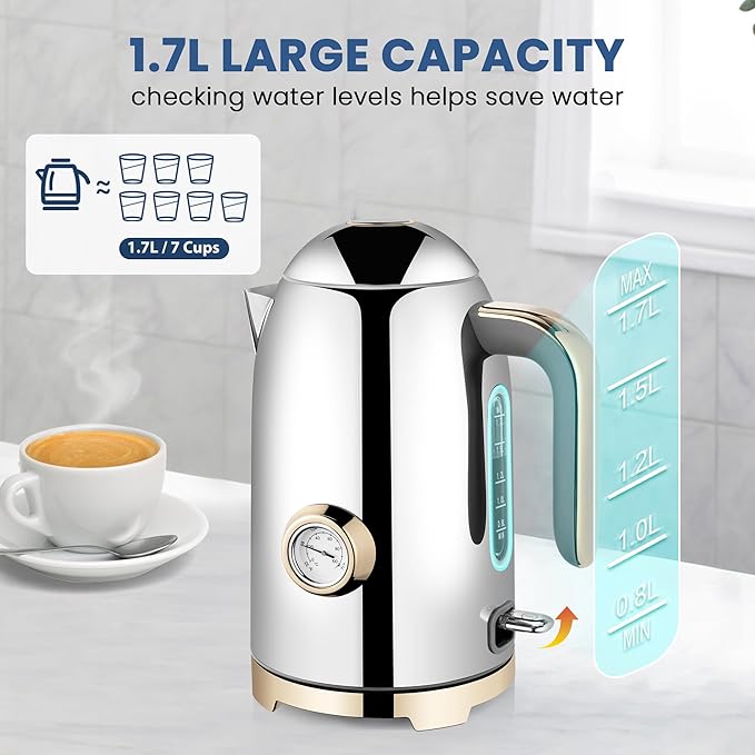 SUSTEAS Electric Kettle - 57oz Hot Tea Water Boiler - Image 5