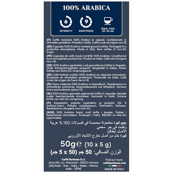 Caffè Borbone 100% Arabica Aluminum Capsules Compatible - Image 5