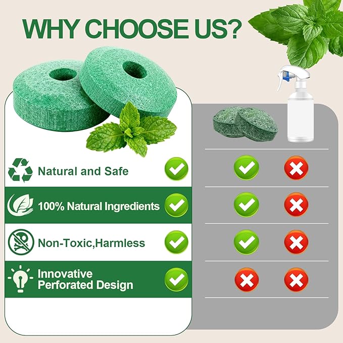 Mouse Repellent Balls, Peppermint Oil Scent, Safe - Image 4
