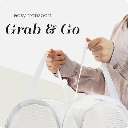 Handy Laundry Collapsible Mesh Pop Up Hamper - Image 7