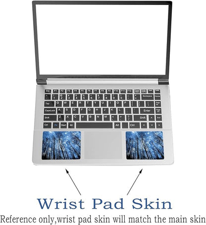 Laptop Skin Sticker Decal, Decorative Waterproof Removable, Galaxy Forest - Image 2