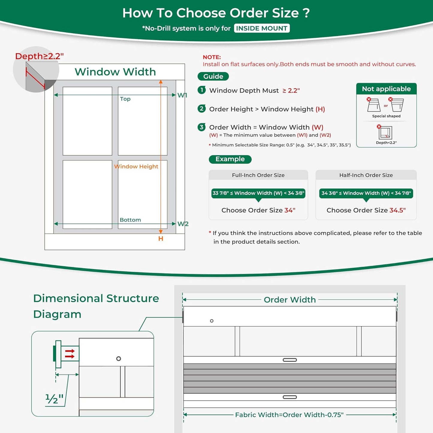 Allesin Top Down Bottom Up Cordless Cellular Shades,Thermal Insulation Honeycomb Blinds for Indoor Windows,Blackout (Dark Gray-no Drill,27.5"x64")