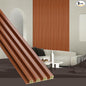 OUZUGIE WPC Acoustic Slat Wall Paneling, Living Room, TV Background, Study Room by OUZUGIE