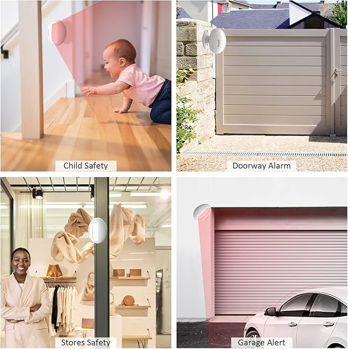 Wireless Motion Sensor Door Chime: Business Entry Doorbell Indoor Motion - Image 5