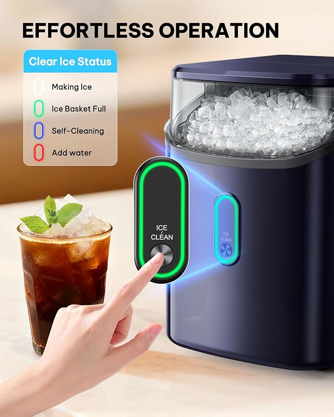 Silonn Nugget Ice Maker Countertop, Pebble Ice Makers - Image 4