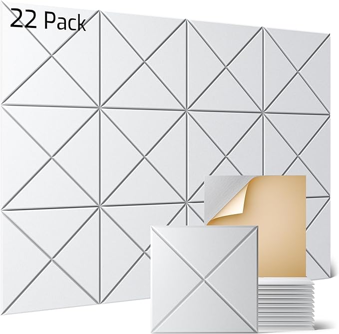 Sonicism 22 Pack X-Lined Acoustic Panels by Sonicism