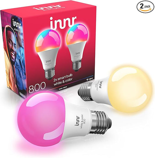 innr Zigbee A19 Smart Bulb, Works by innr