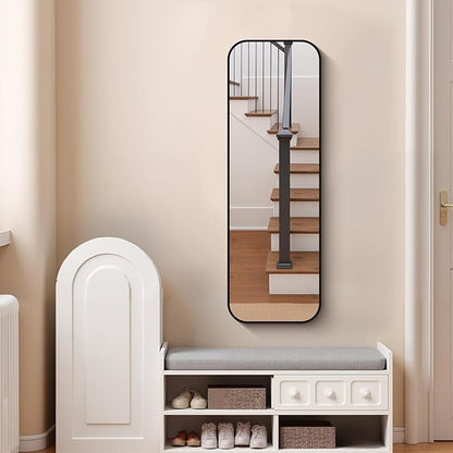 FORBATH Bathroom Mirror 48" x 16", Rectangle Black Bathroom Mirror - Image 3