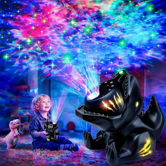 PIKOY Dinosaur Night Light & Sound Machine Baby | 22 White Noises+18 RGB Colors by pikoy