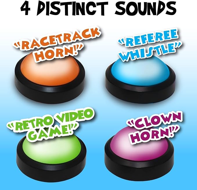 Teacher's Choice Light Up Game Buzzer System, Displays The Winning Player Loud - Image 6