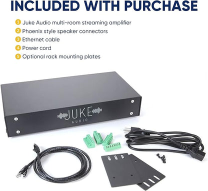 Juke-6 | 6 Zone Audio Amplifier | Wirelessly Controlled Multi-Room Audio System - Image 6