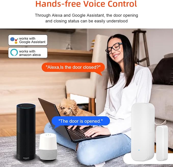 Smart Door Sensor: WiFi Door and Window Sensor, Wireless Design, Instant Alerts - Image 3