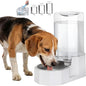 Sfozstra Automatic Pet Water Dispenser: 8L White Gravity Stainless Steel Water by Sfozstra