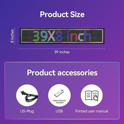 P10 Programmable Scrolling Led Sign Outdoor Customizable Digital Display Screen - Image 5