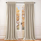 Lazzzy Velvet Blackout Extra Long Curtains Thermal Insulated Room Window Drapes by Lazzzy