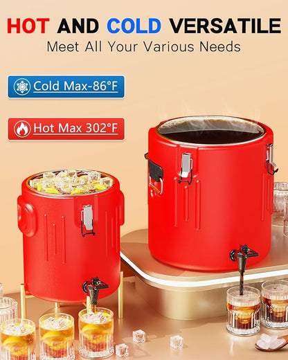 Insulated Beverage Dispenser 10 Gallon, Hot Drink Dispenser - Image 4