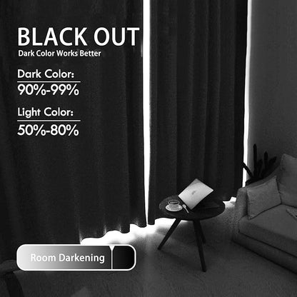 JIUZHEN Blackout Curtains for Bedroom - Image 4