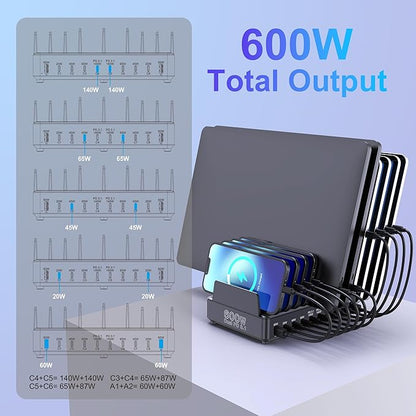 Aftertop 600W USB C Charging Station - Image 9