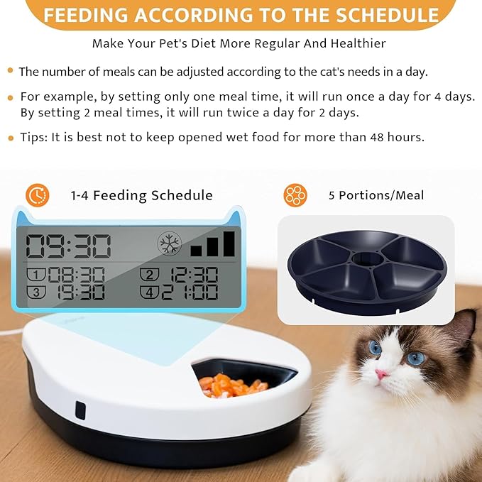 UBPET Cat Wet Food Automatic Feeder - Image 3